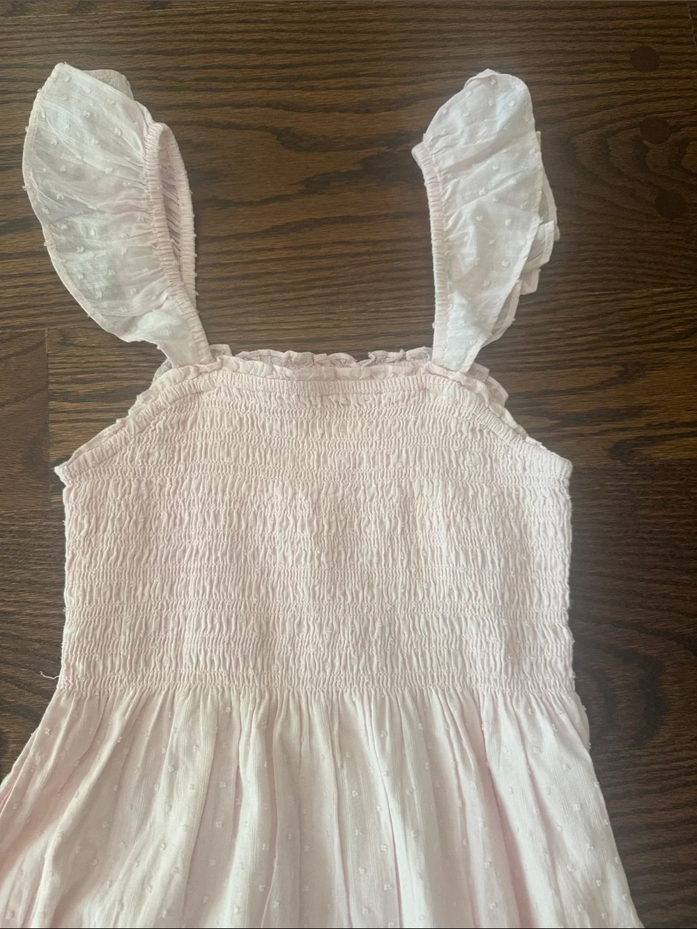 LoveShackFancy light pink lace dress worn once size 10Y